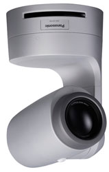 Panasonic Hi-Def robotic camera for video internet streaming and DVD recording.